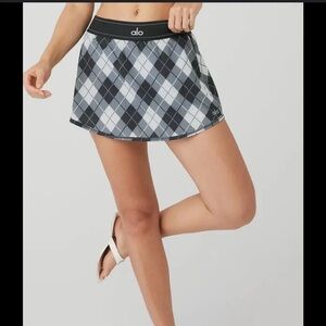 Alo Yoga Argyle Athletic Skirt